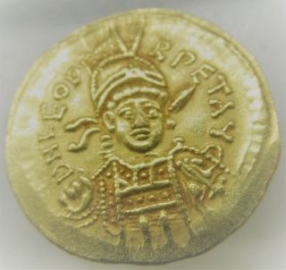 Unresearched Ancient Byzantine Au Gold Solidus Coin