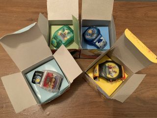 2002 Burger King Simpsons Watches - Complete Set Of 4 - Never Worn -