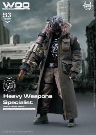 Devil Toys 1/6 Woo War Of Order Sp 02 Heavy Weapons Specialist Ttf2016 Limited