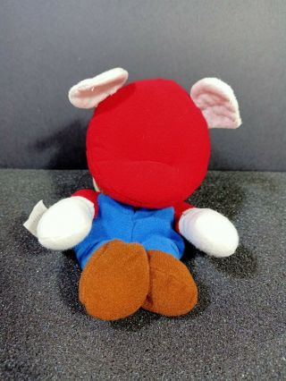 Wing Capped Mario Plush Doll Beanbag Toy BD&A Nintendo 64 Collectibles 6.  5 