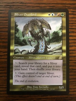 Mtg Magic The Gathering Sliver Overlord Scourge X1