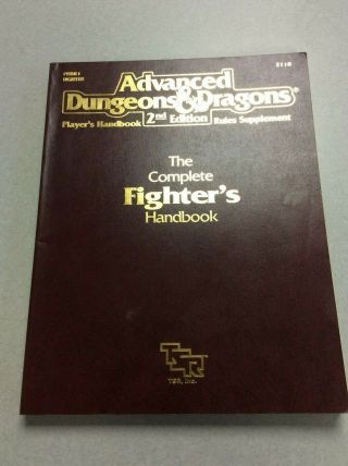 Ad&d Tsr The Complete Fighter 