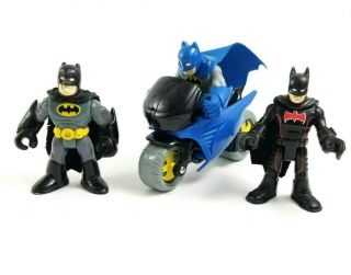 Fisher - Price Imaginext Dc Friends - 3 Batman & Bat Cycle
