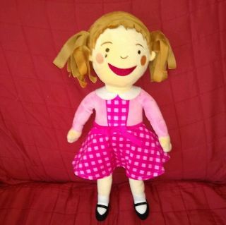 Kohls Cares For Kids Pinkalicious Victoria Doll 15in Plush Pink Velour Dress 