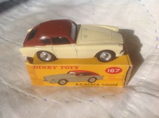 Dinky Toys Meccano 167 A C Aceca Coupe Nmib Rare