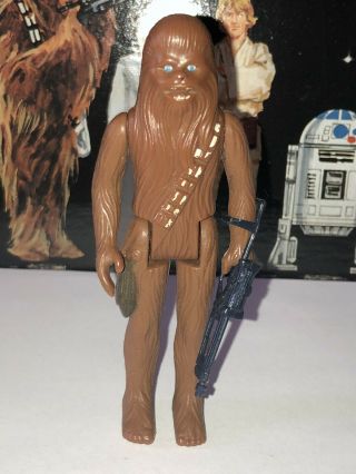 Star Wars Vintage Chewbacca Loose Complete Glasslite Counterpart Mould No Coo