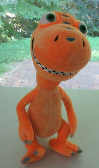 Dinosaur Train Buddy 12 " Jim Henson Pbs Orange Plush Stuffed T - Rex Htf