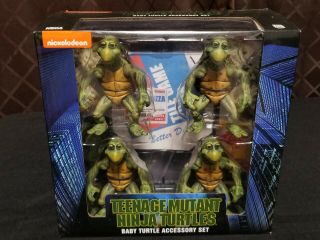 Teenage Mutant Ninja Turtles Baby Turtle Accessory Set Neca 4 Pack Tmnt