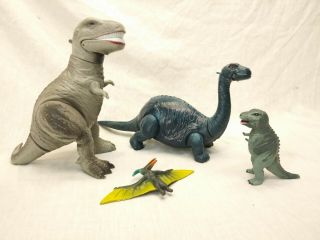 Vintage 1987 Hg Toys Dinosaur T - Rex Tyrannosaurus Rex.  Tyco Dino Riders