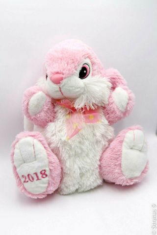 Dan Dee Collectors Choice 14 " Pink Easter Bunny Rabbit Plush Toy Stuffed 2018