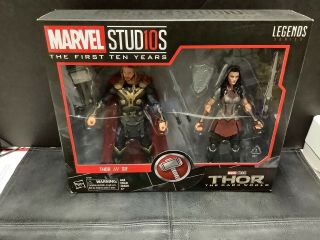 Marvel Legends Studios The First 10 Years Thor The Dark World 2 Pack Thor & Sif