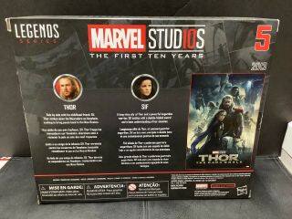 Marvel Legends Studios The First 10 Years Thor The Dark World 2 Pack Thor & Sif 2