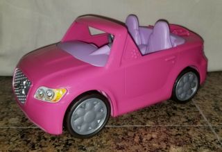 Fisher Price Loving Family Dollhouse Convertible Car With Sounds Pink