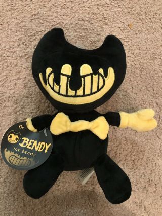 Bendy And The Ink Machine Gold Ink Bendy Plush Doll Wave 3 Nwt
