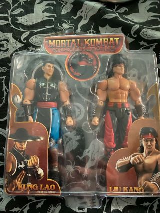 Mortal Kombat Kung Lao & Liu Kang Figures By Jazwares Missing Some Packaging