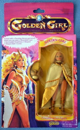 Factory 1984 Galoob Golden Girl Princess Of Gemstone Guardians Figure