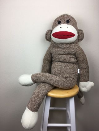 Maxx The Sock Monkey 46 Inches Tall Giant Stuffed Animal