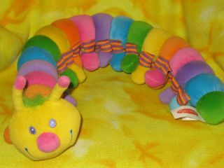 Melissa & Doug Longfellow Caterpillar Rainbow Plush Stuffed Animal Toy 25 " Htf