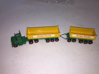 Vintage Matchbox Lesney K - 16 Dodge Tractor Truck W/ Twin Tippers