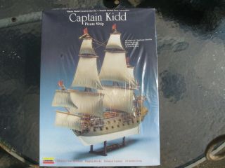 Vintage Lindberg 1/130 Captain Kidd Pirate Ship 70873