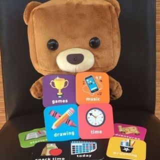 Fisher Price Smart Toy Bear Brown Teddy Plush Interactive Phone App Usb Learning
