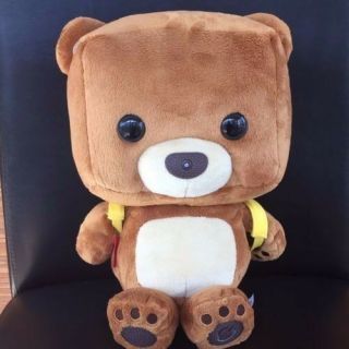 FISHER PRICE SMART TOY BEAR BROWN TEDDY PLUSH INTERACTIVE PHONE APP USB LEARNING 2
