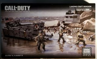 Mega Bloks 06829 Call Of Duty Landing Craft Invasion Vhtf