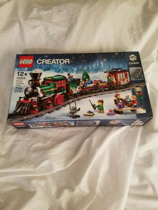 Lego Christmas Train Set With Minifigures 10254 Complete