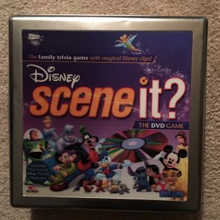 Disney Scene It? Dvd Game 2005; Tin Box; Complete Game