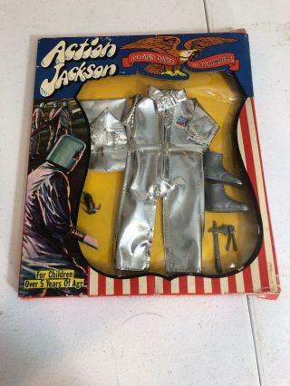 Action Jackson Rescue Squad Outfit Mego 1971 1107 Complete Still On Card