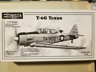 Encore 1/72 North American T - 6g Texan Usaf/usn/peru/portugal