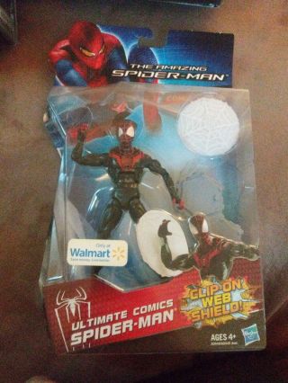 Hasbro Ultimate Comics Spider - Man 6 " Figure Miles Morales Walmart Exclusive
