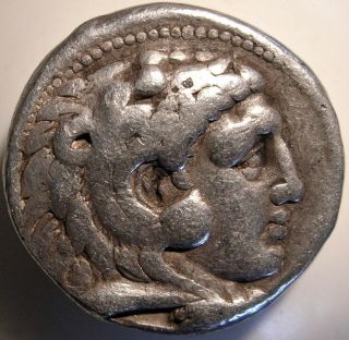 Ancient Seleucid Coin/seleucus I Nikator/ecbatana/tetradrachm/herakles/zeus