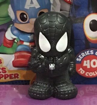 Marvel Ooshies Squishy Comic Heroes Black Suit Spider - Man Pencil Topper Series 1