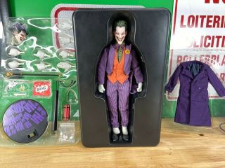 Joker 1/6 Scale Custom Action Figure Classic Costume Sideshow Batman - Complete