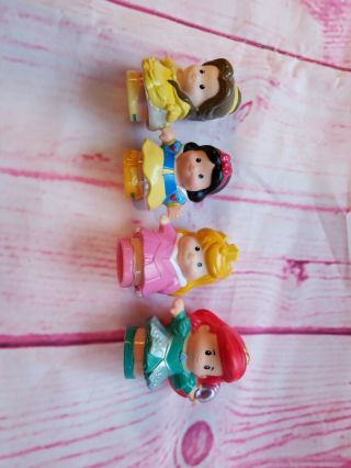 4 Little People Disney Princess Snow White Ariel Cinderella Bell