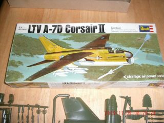 Revell Ltv A - 7d Corsair Ii 1/72 Scale 1969 Issue Unbuilt Kit