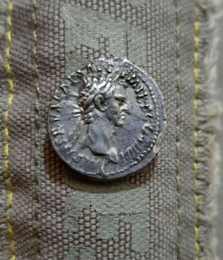 Rome Ancient Silver Denarius Nerva A.  D.  96