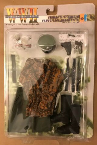1/6 Scale Dragon Collectibles.  German Elite Officer Camouflage Smock Set 2