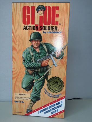 G.  I.  Joe Action Soldier Limited Edition World War Ii - 12 " Tall - Hasbro Gi Joe