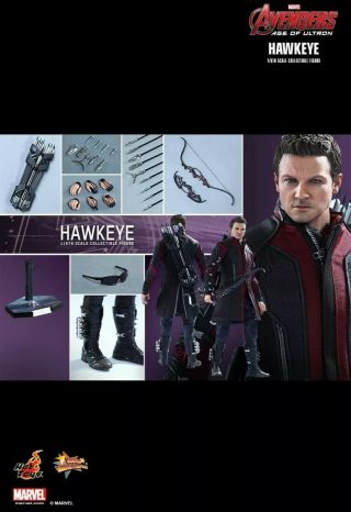 Hot Toys Hawkeye Avengers Age Of Ultron Mms289 Jeremy Renner