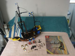 Lego Pirates 6274 Legoland Caribbean Clipper 99.  9 Complete Vintage Ship