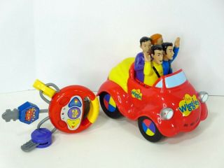 2013 The Wiggles Big Red Car Keys Sound Toy 2003 Big Red Musical Touring Car