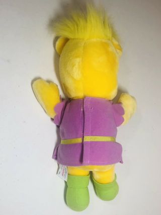 Gummi Bears Sunni Plush Yellow Vintage Stuffed Animal 80s Cartoon 1980s Toy 3