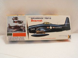 1967 Hawk Grumman F8f - 2 Bearcat 1/4 " (b219) Hard Box