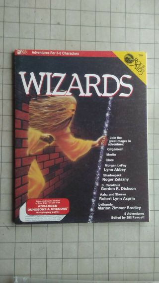 Wizards D&d Ad&d Role Aids 708 Advanced Dungeons & Dragons