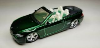 Maisto Bmw 645 Ci Convertible Playerz Luxury Die - Cast Green 2 - Door Loose Car Htf