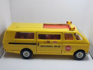 1970’s Vintage Tonka 18” School Bus Collectible Toys Yellow Die Cast