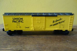 Lionel Trains Union Pacific Box Car 6 - 9717 - O Gauge