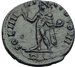 Constantine I The Great 313ad Authentic Ancient Roman Coin Sol Sun I63603